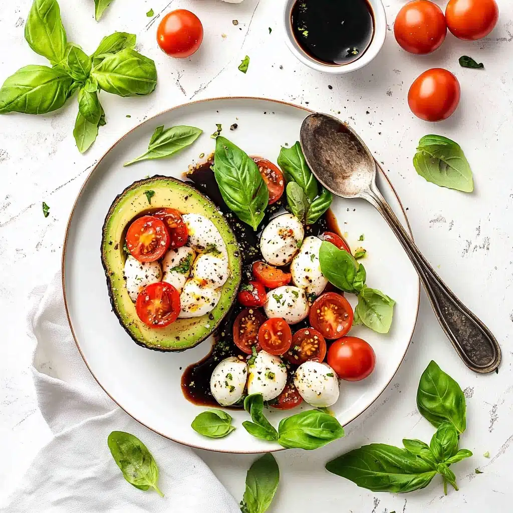Caprese Stuffed Avocados Recipe - Recipe Image