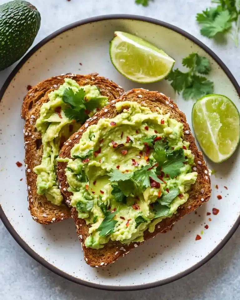 Healthy 5 Minute Avocado Toast Recipe