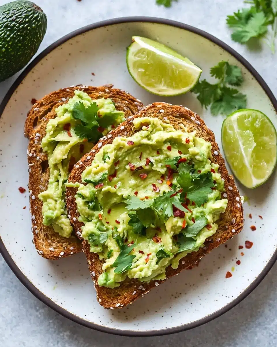 Healthy 5 Minute Avocado Toast Recipe