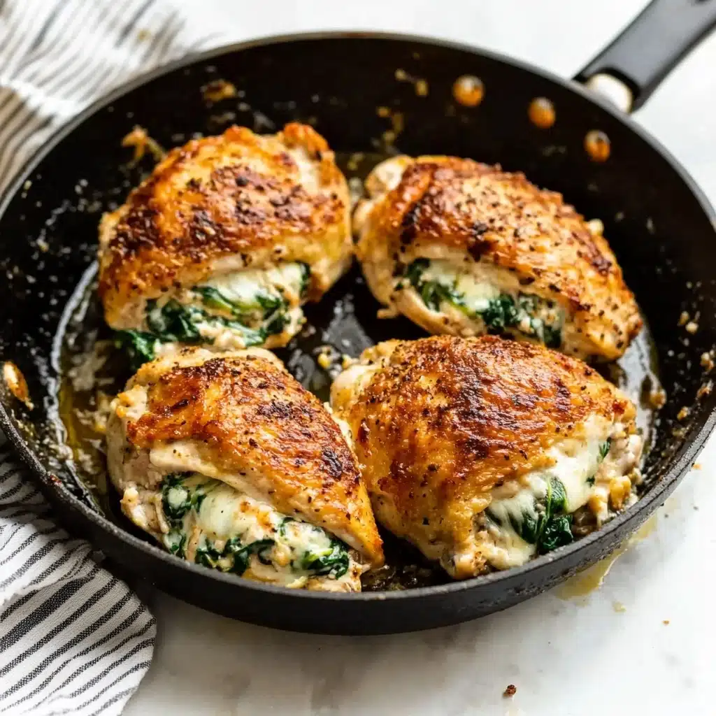 Spinach Artichoke Stuffed Chicken Recipe - Recipe Image