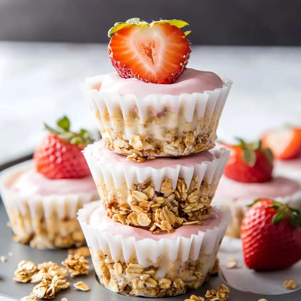 3 Ingredient Strawberry Yogurt Bites Recipe - Recipe Image