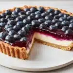 No Bake Blueberry Custard Pie Recipe