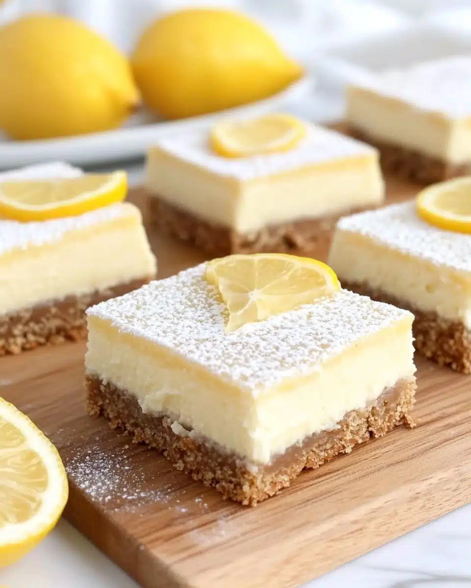 Creamy Vegan Lemon Bars Recipe