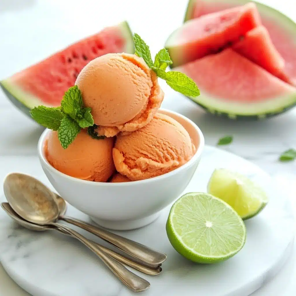 Watermelon Mojito Sorbet Recipe - Recipe Image
