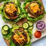 Low Carb Burger Lettuce Wraps Recipe