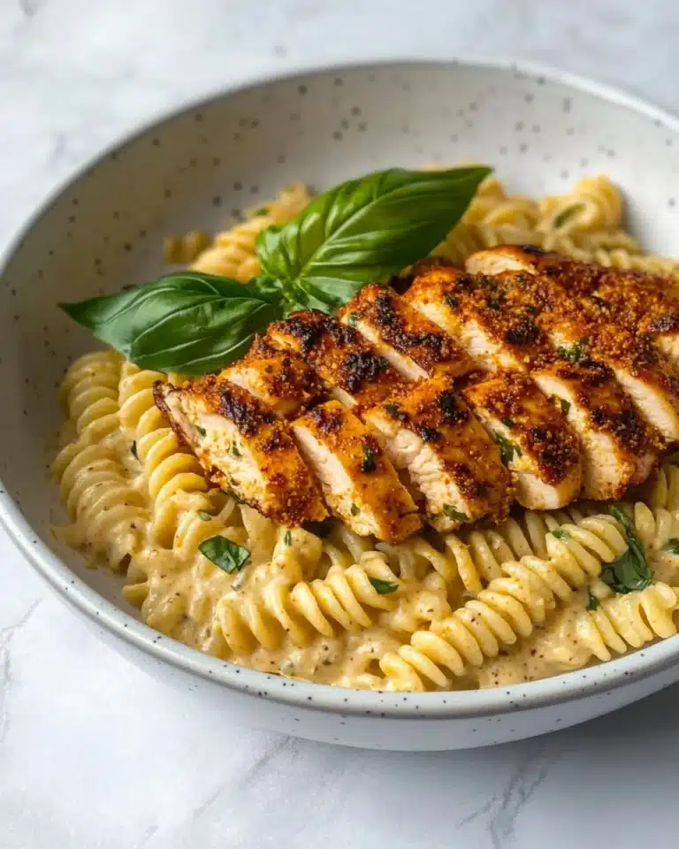 Creamy Chicken and Pasta with Parmesan Recipe