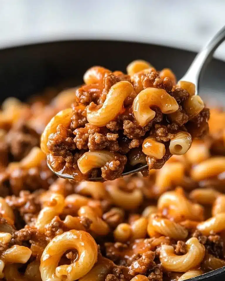 Skillet Beef and Macaroni Recipe