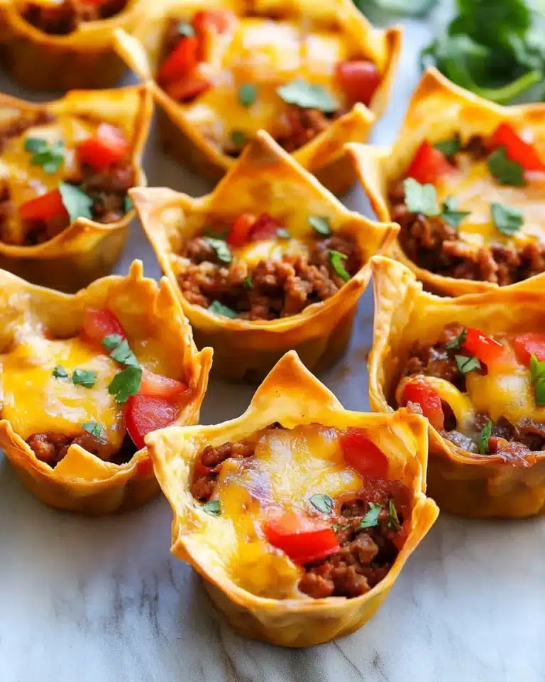 Crunchy Taco Cups Recipe