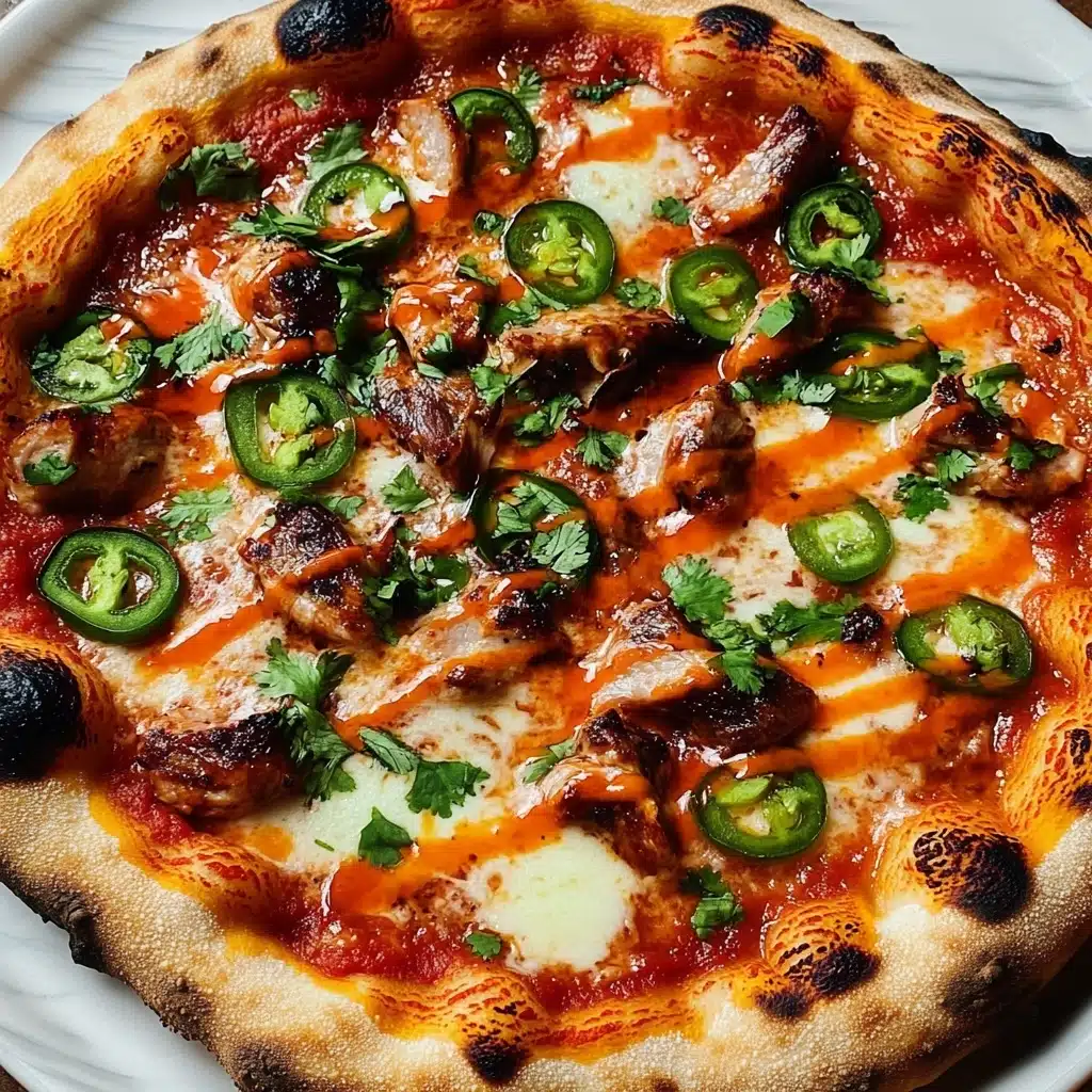 Butter Chicken Pizza Recipe - Recipe Image