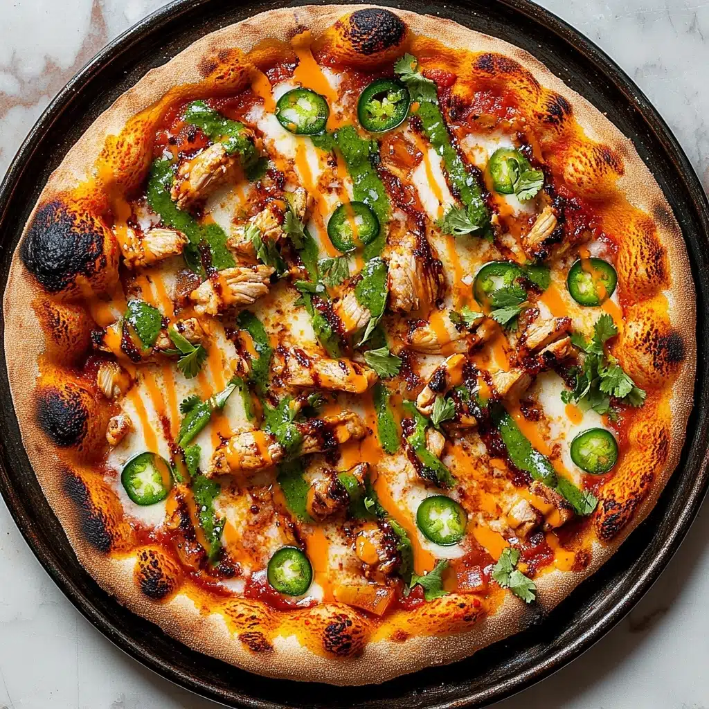 Butter Chicken Pizza Recipe - Recipe Image