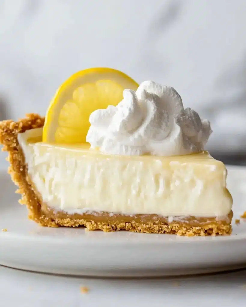 No-Bake Lemon Icebox Pie Recipe
