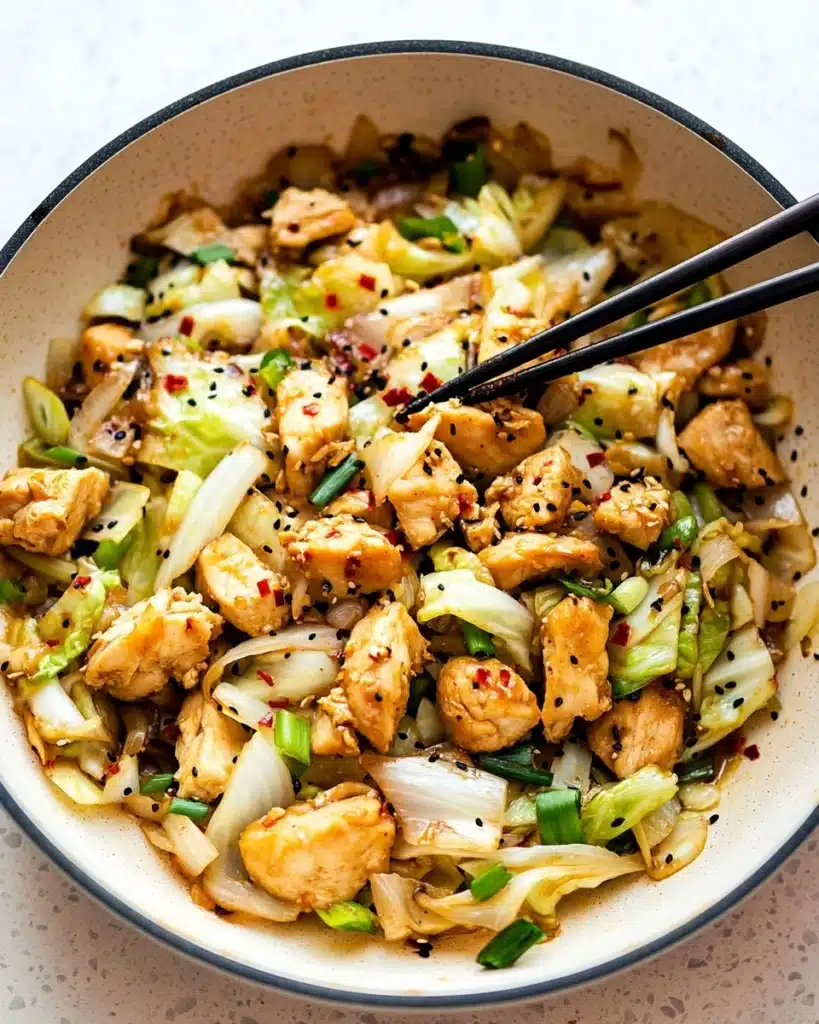 Chicken Cabbage Stir Fry Recipe