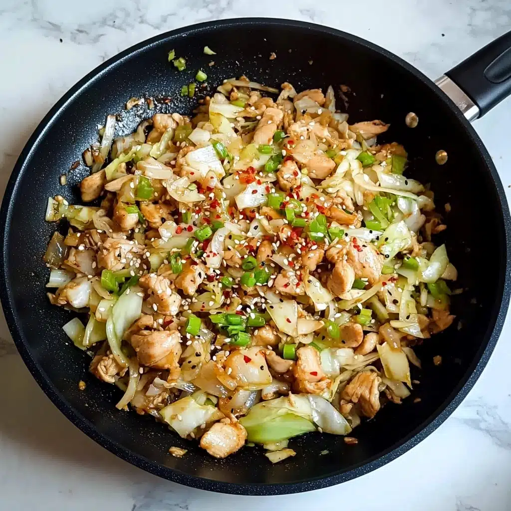 Chicken Cabbage Stir Fry Recipe - Recipe Image