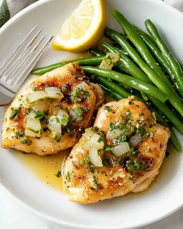 Garlic Chicken and Green Beans Recipe