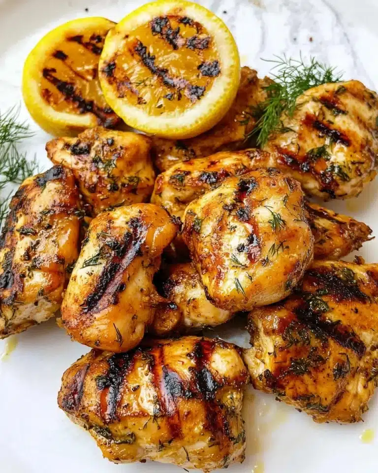Grilled Tahini Chicken Recipe