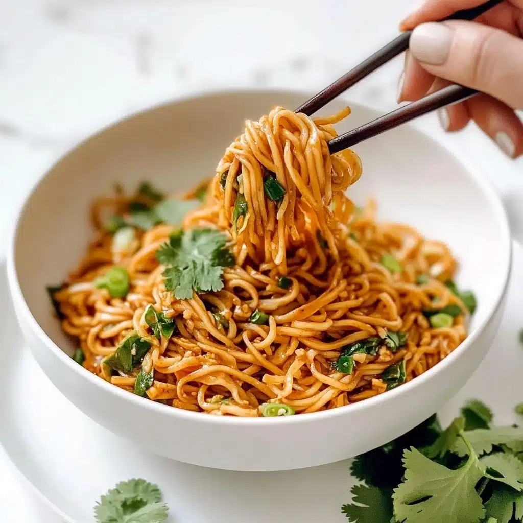 Saucy Gochujang Noodles with Chicken Recipe - Recipe Image
