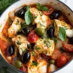 Easy One Pan Mediterranean Cod Recipe