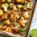 Chili Lime Roasted Cauliflower Recipe