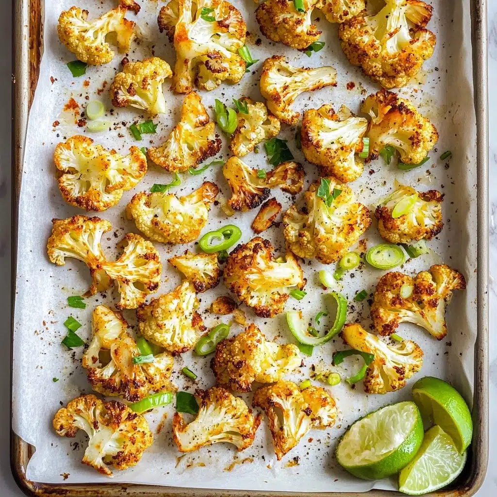 Chili Lime Roasted Cauliflower Recipe - Recipe Image