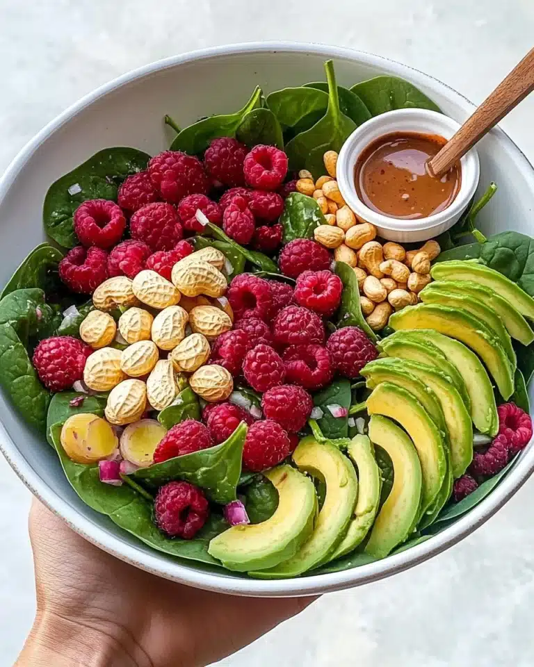 Spinach Raspberry Salad Recipe
