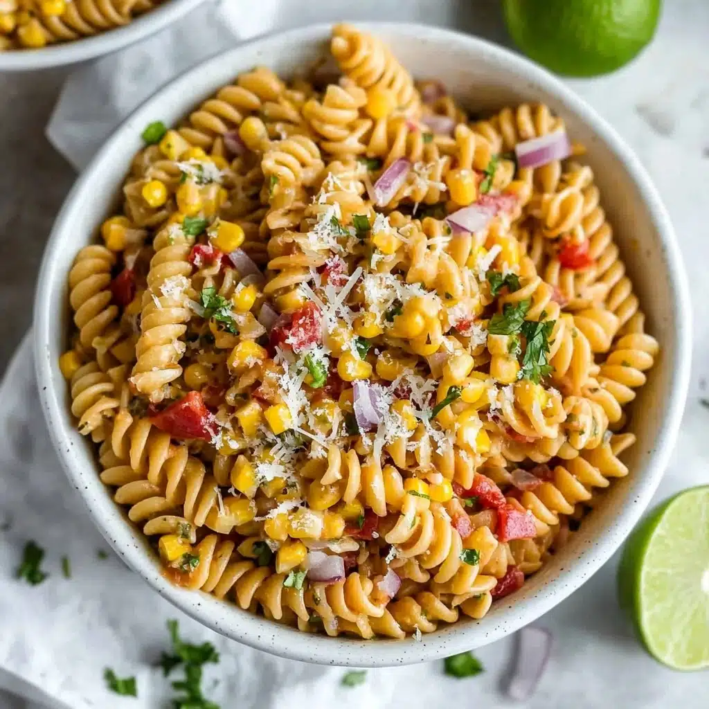 Esquites-Inspired Pasta Salad (Mexican Street Corn-Inspired) Recipe - Recipe Image