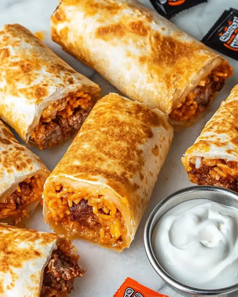 Copycat Taco Bell Grilled Cheese Burritos Recipe