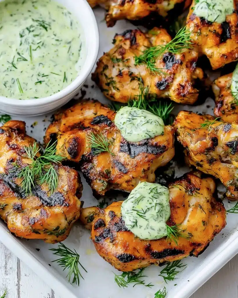 Mediterranean Grilled Chicken Thighs Recipe