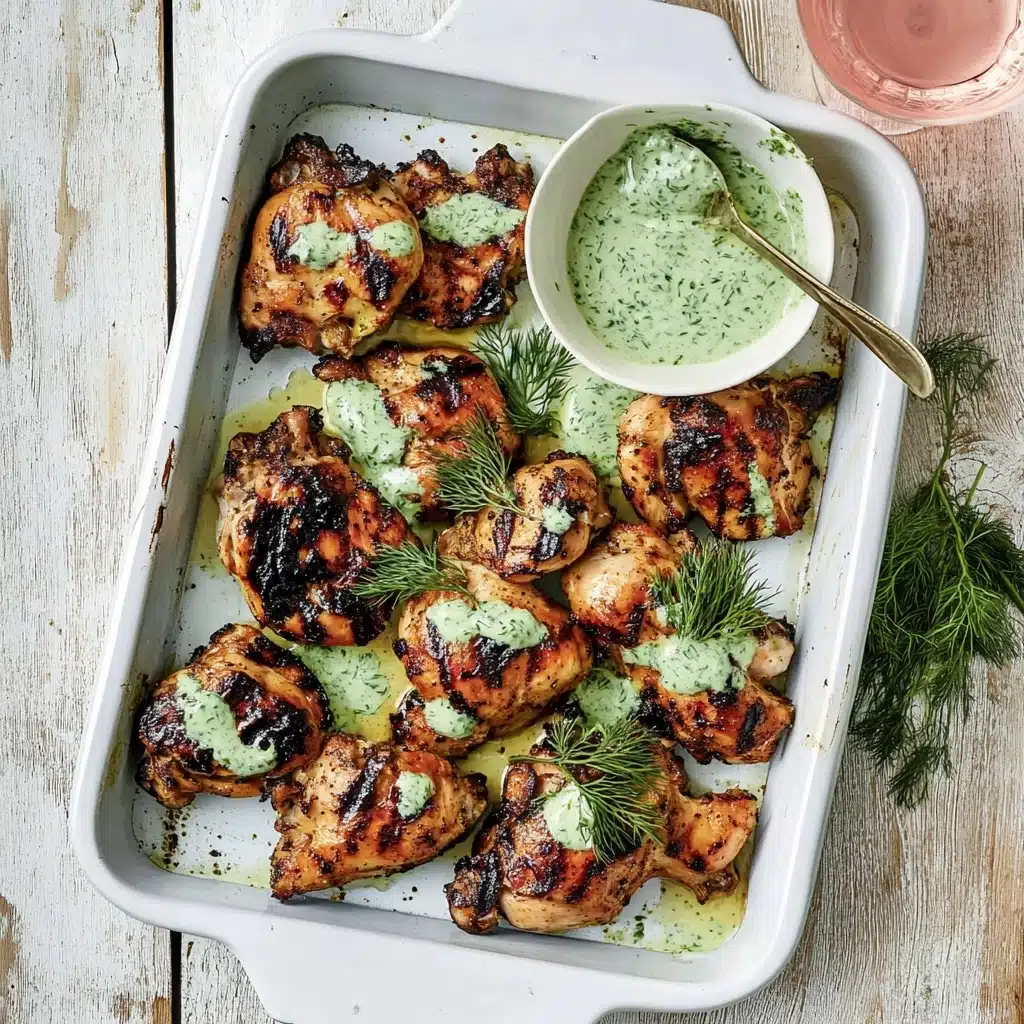 Mediterranean Grilled Chicken Thighs Recipe - Recipe Image