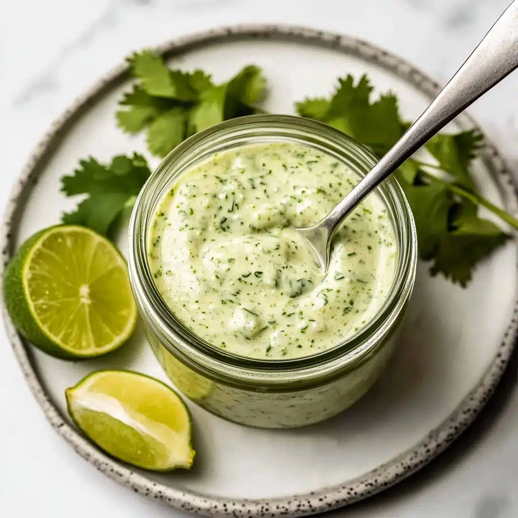 Creamy Cilantro, Jalapeño, and Garlic Green Sauce Recipe - Recipe Image