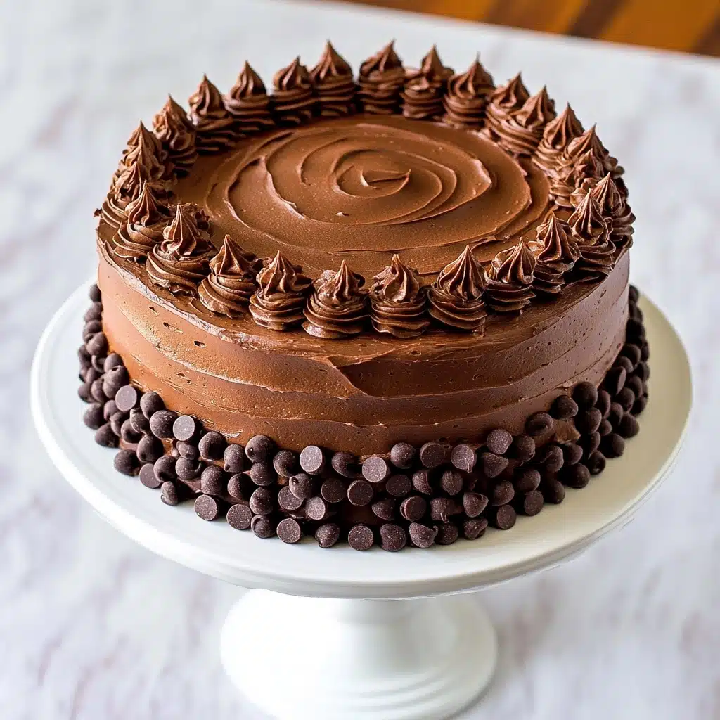 Deliciously Moist Chocolate Layer Cake Recipe - Recipe Image