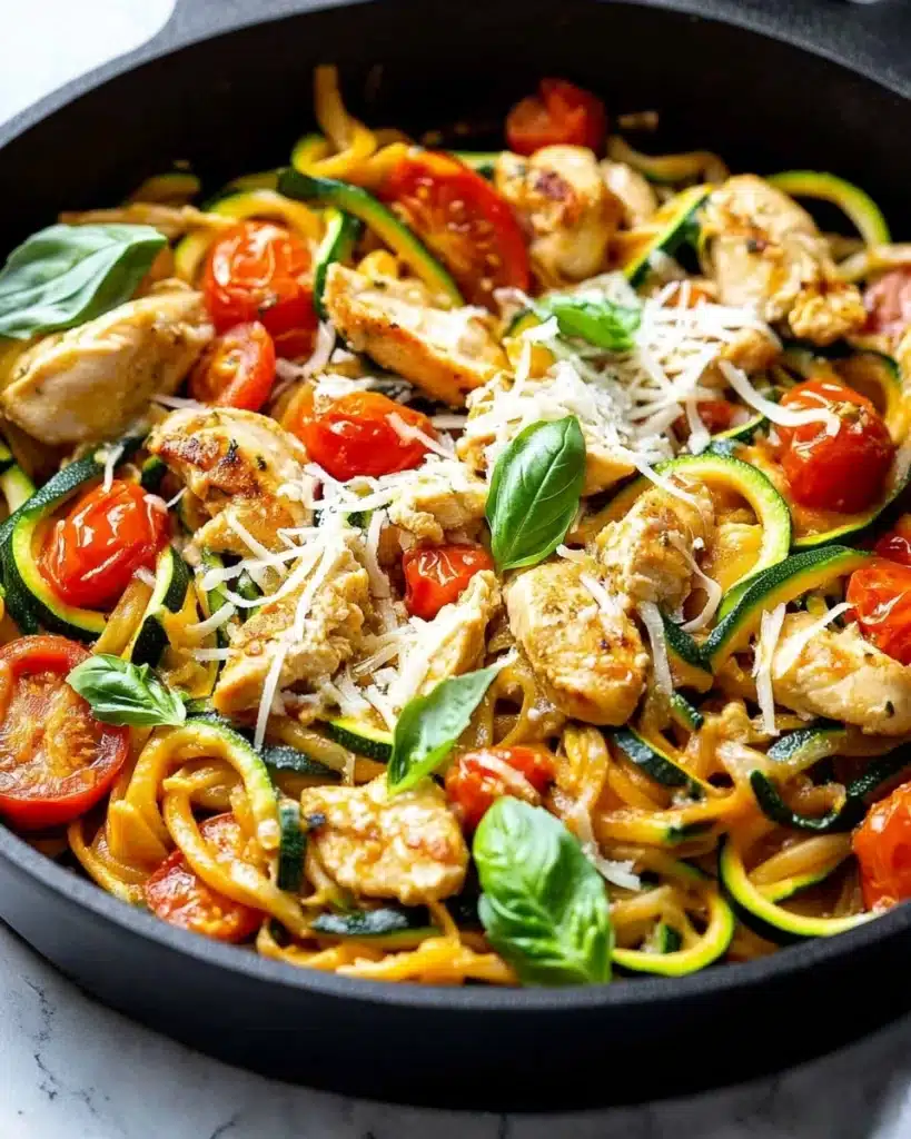 Skillet Bruschetta Chicken Dinner Recipe