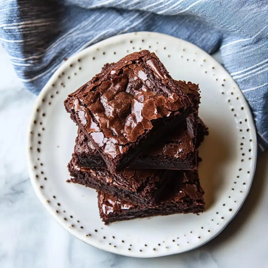 Miso Caramel Soy Sauce Brownies Recipe - Recipe Image