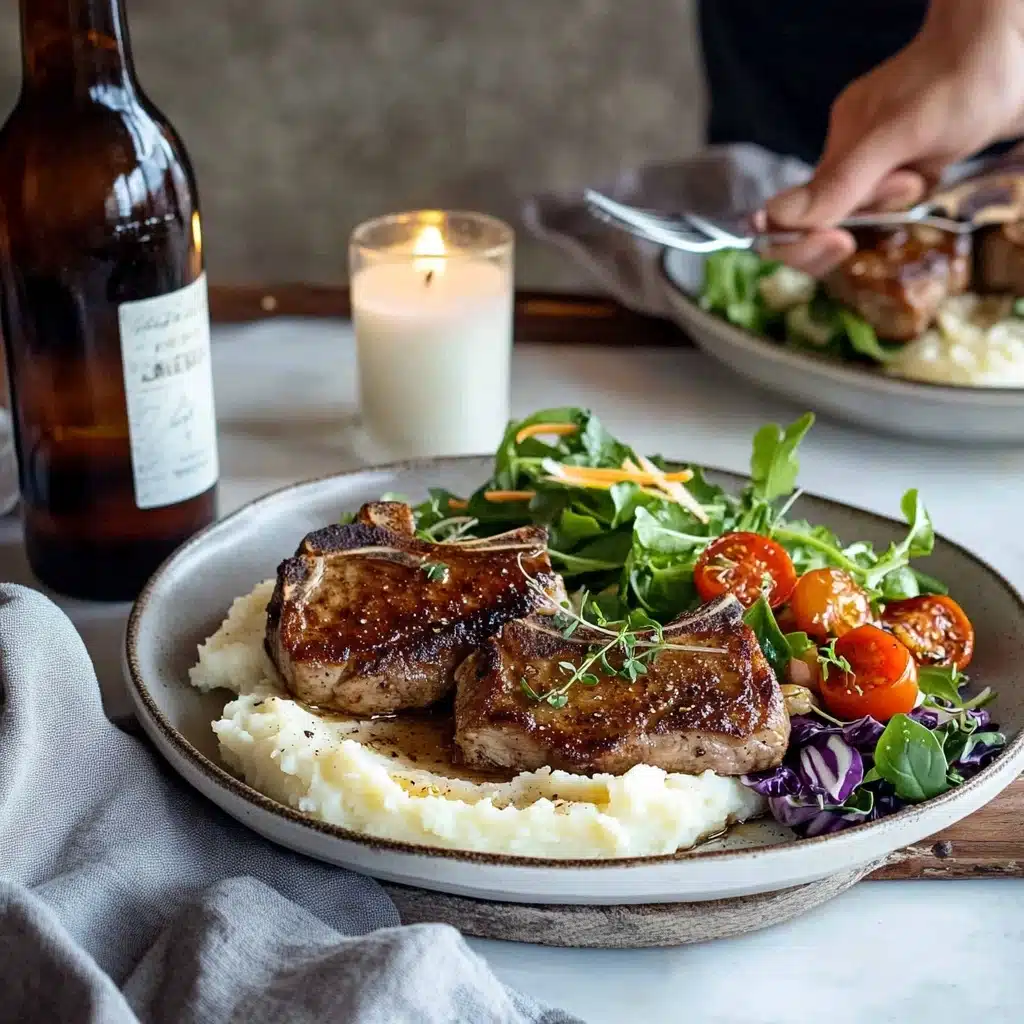 Rosemary Garlic Grilled Lamb Chops Recipe - Recipe Image