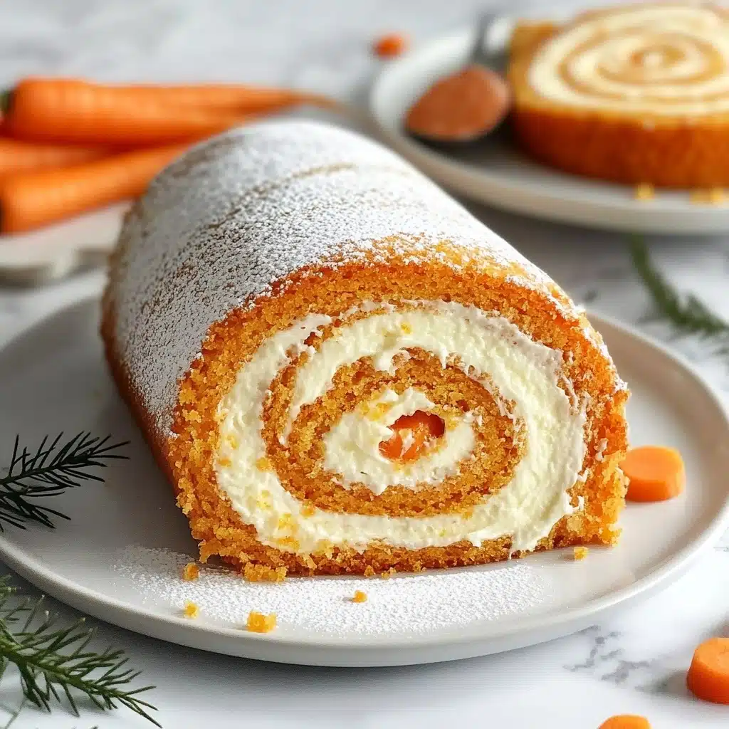 Carrot Cake Roll Recipe - Recipe Image