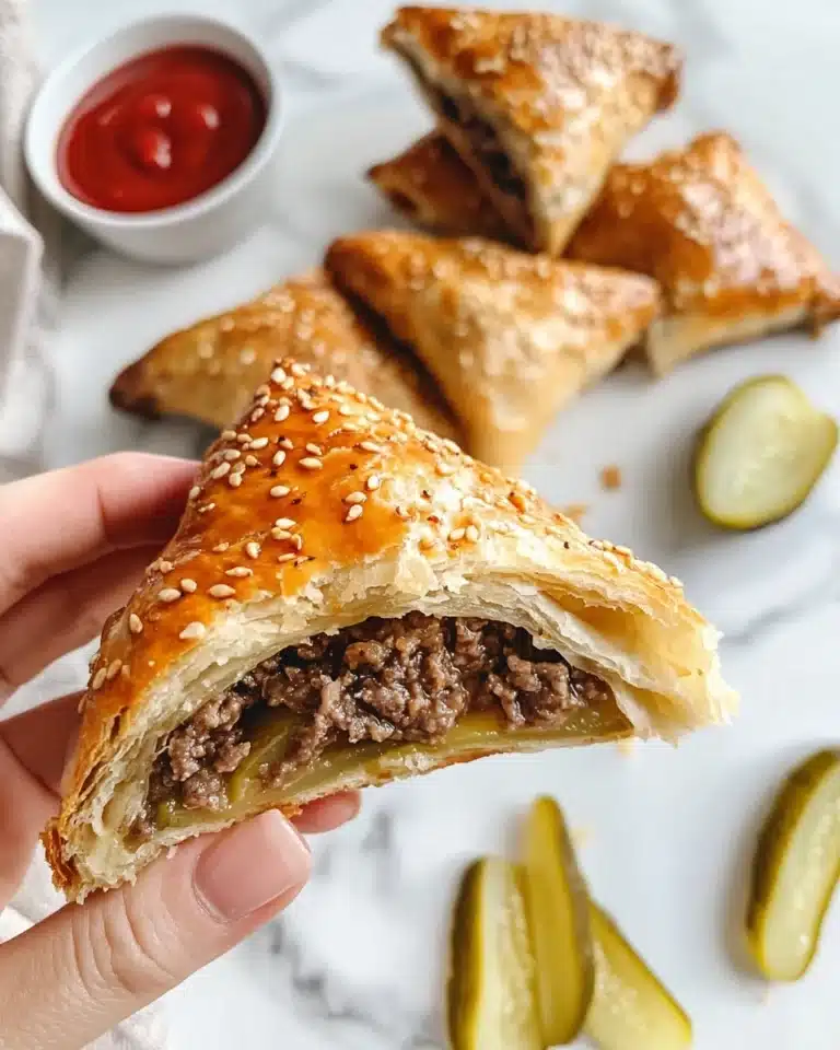 Cheeseburger Calzones Recipe