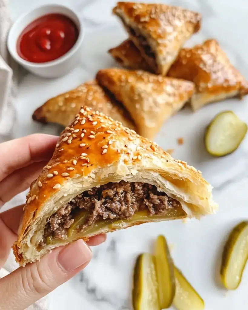 Cheeseburger Calzones Recipe