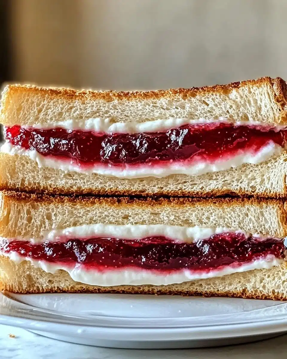 Fried Strawberry Cheesecake Sandwiches Recipe