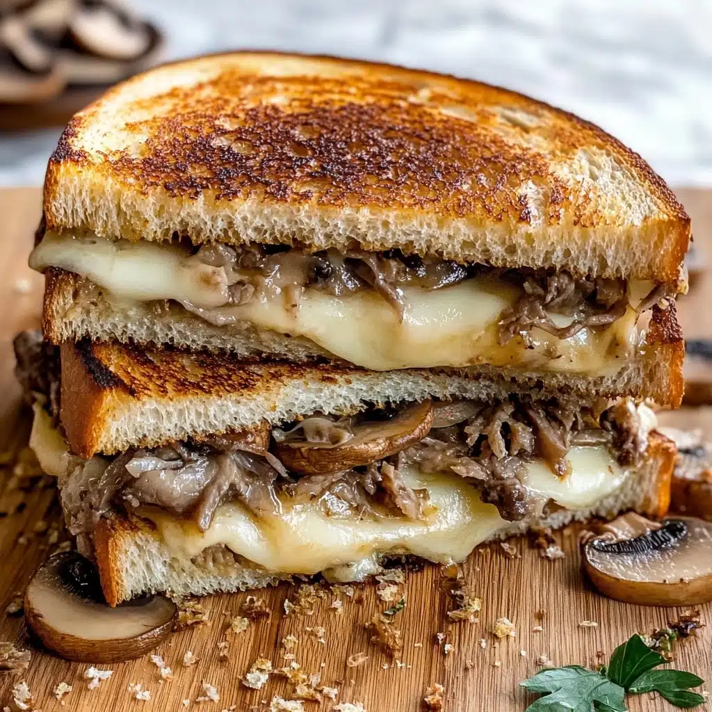 Roasted Beef Grilled Cheese Sandwich Recipe - Recipe Image