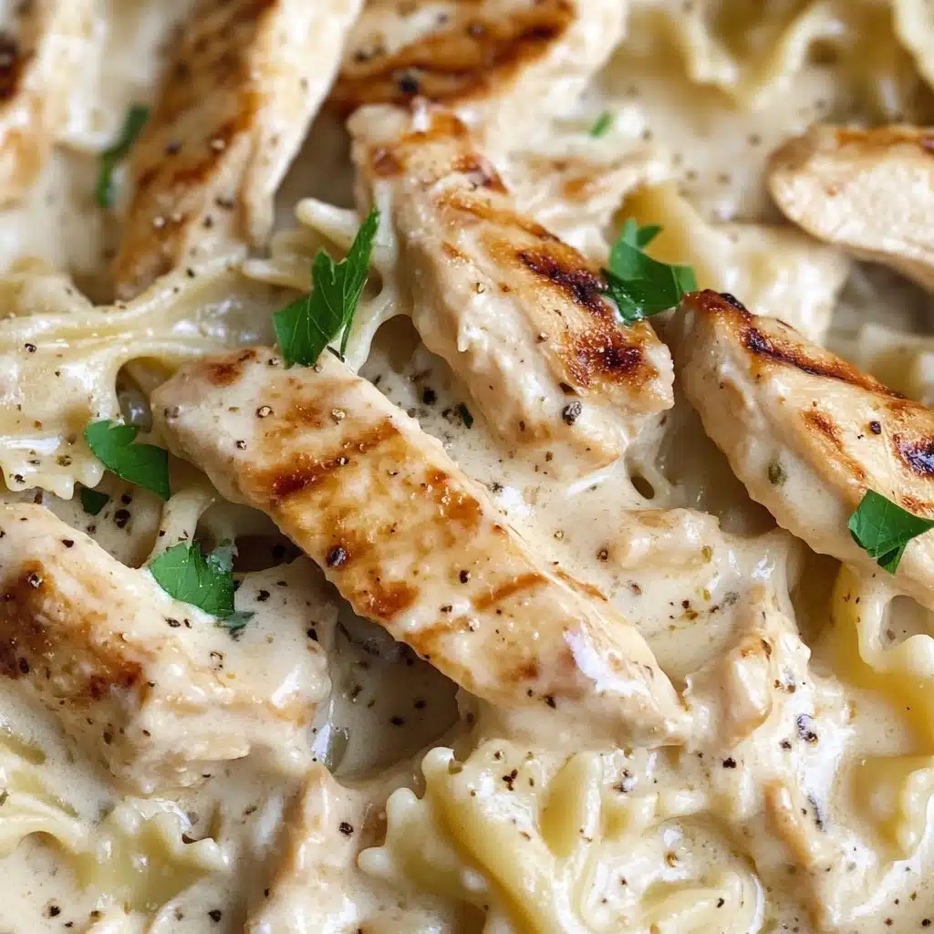 Chicken Garlic Parmesan Pasta Recipe - Recipe Image