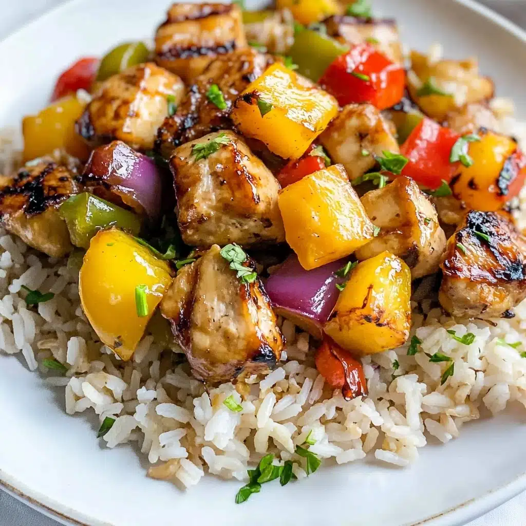 Pineapple Chicken Kabobs Recipe - Recipe Image
