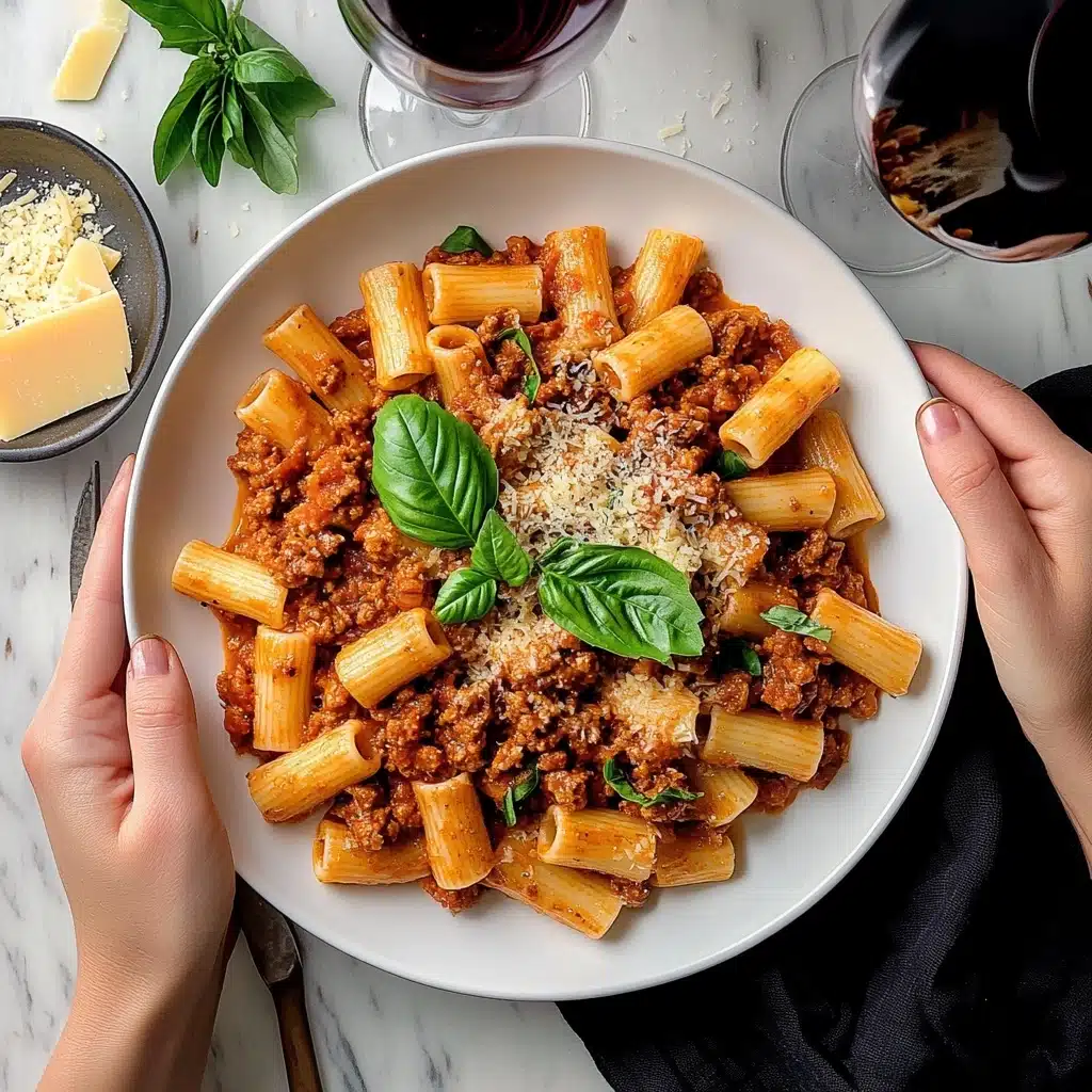 Beef Pasta in Tomato Sauce Recipe - Recipe Image