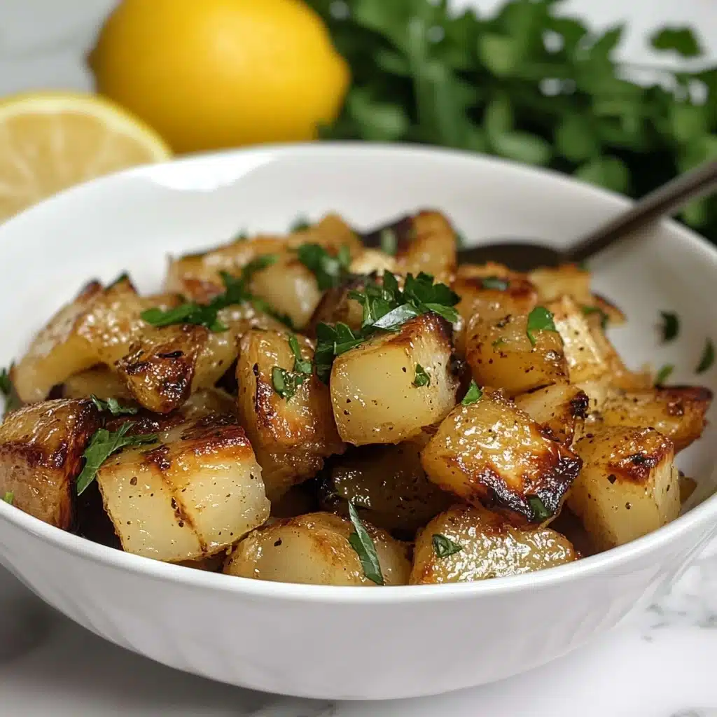 Roasted Kohlrabi with Garlic, Lemon, and Pecorino Recipe - Recipe Image