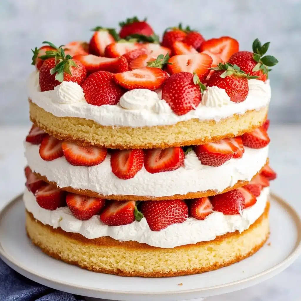 Strawberry Shortcake Layer Cake Recipe - Recipe Image