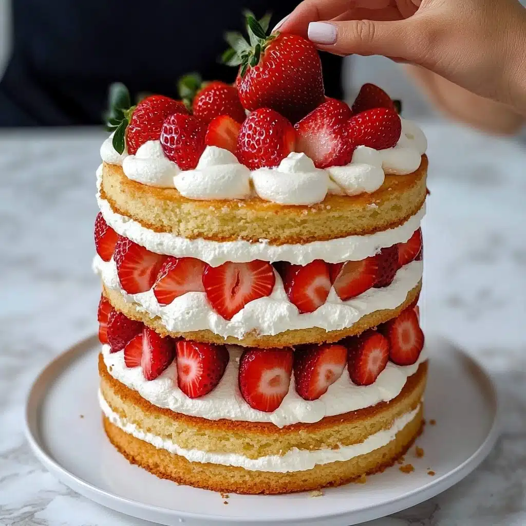Strawberry Shortcake Layer Cake Recipe - Recipe Image