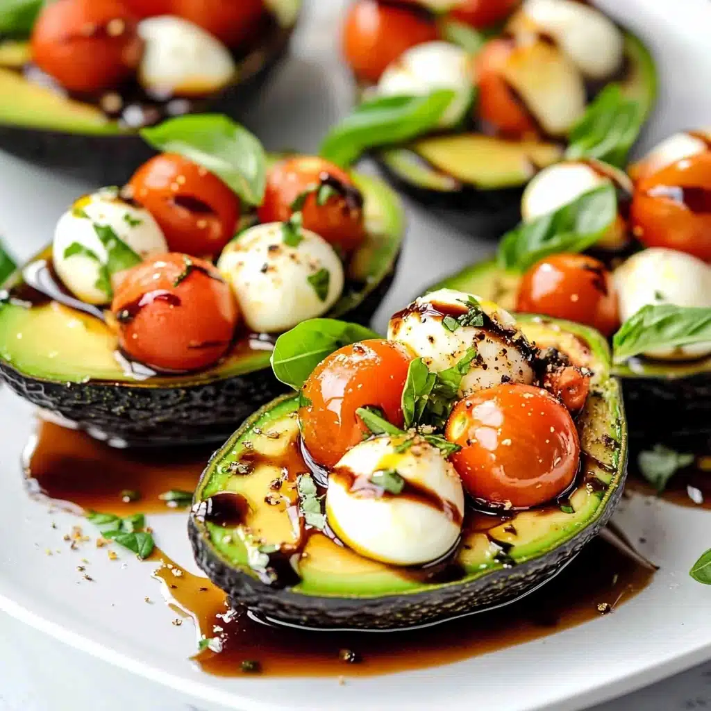 Caprese Stuffed Avocados Recipe - Recipe Image