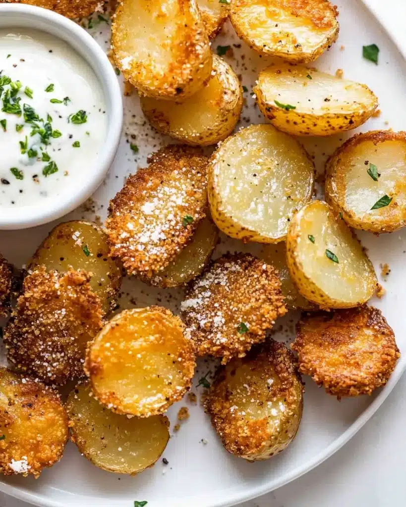 Crispy Roasted Parmesan Potatoes Recipe