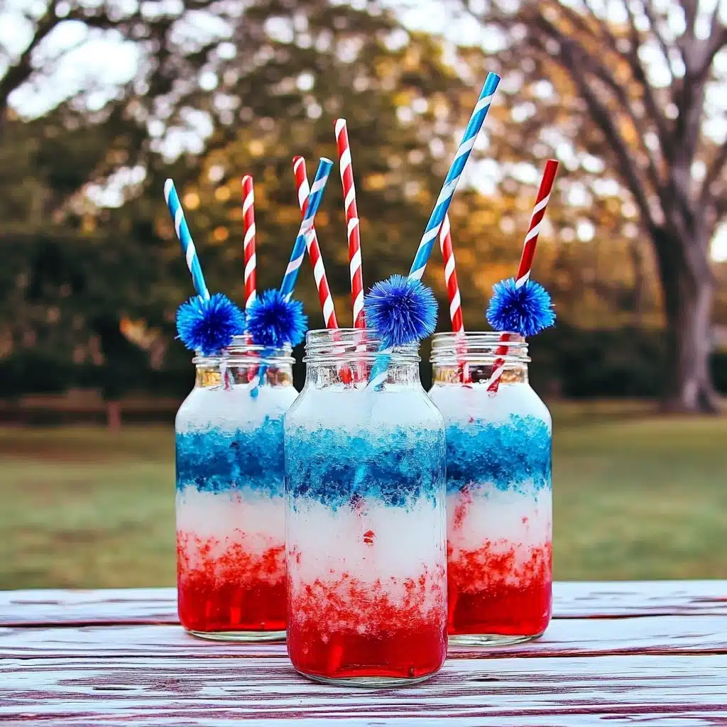 July 4th Layered Drinks Recipe - Recipe Image