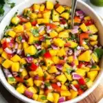 15 Minute Sweet & Spicy Mango Habanero Salsa Recipe