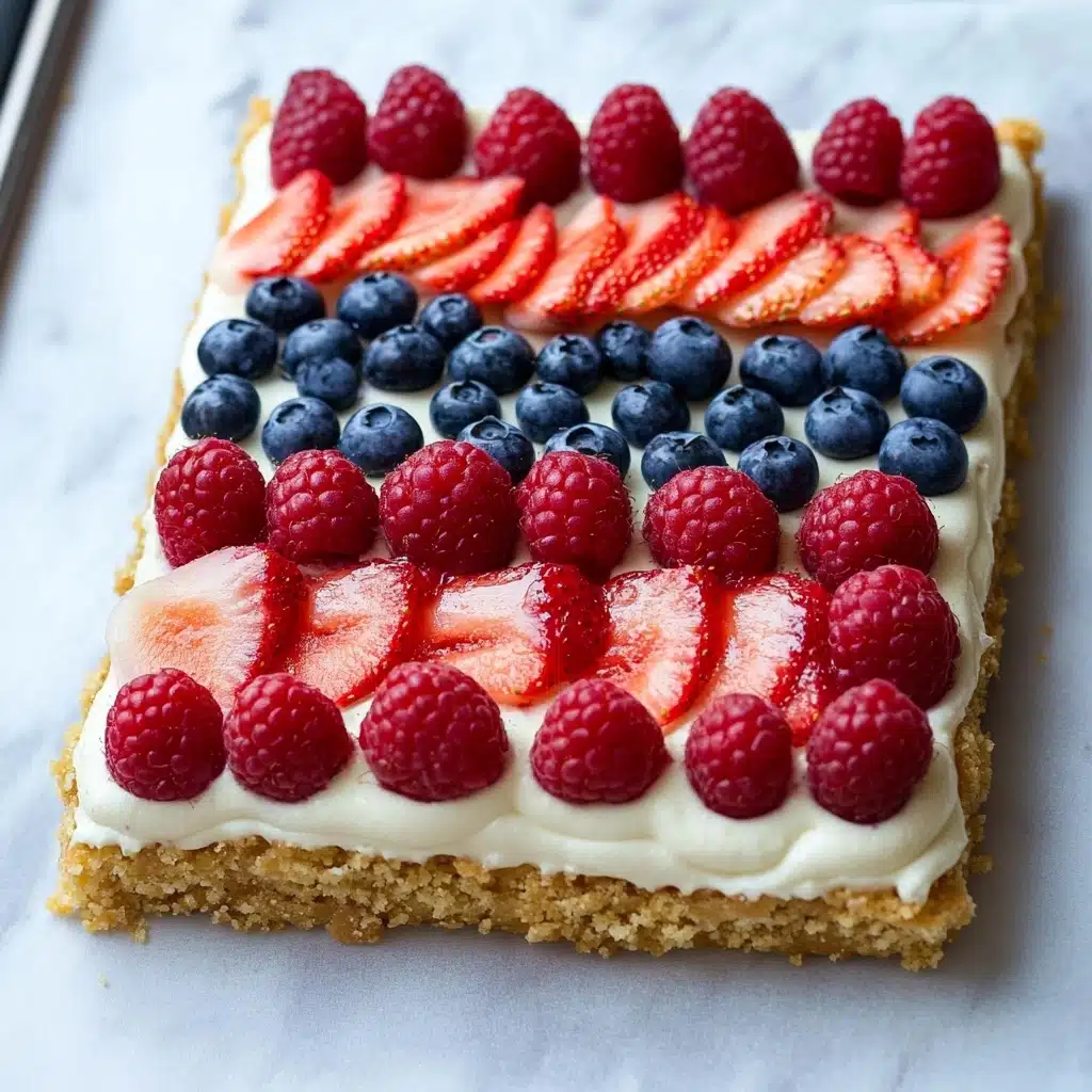 Healthy 4th of July Cookie Cake Recipe - Recipe Image