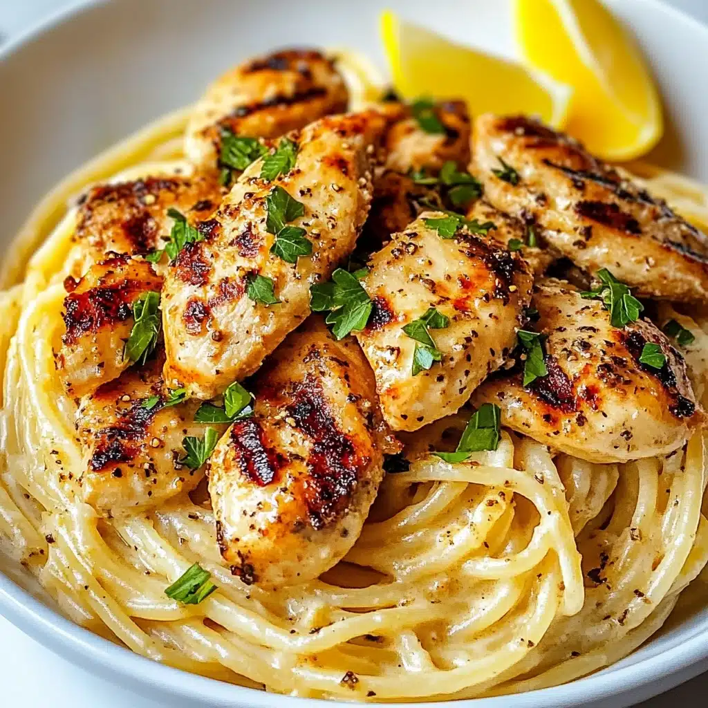 Creamy Chicken Linguine Recipe - Recipe Image